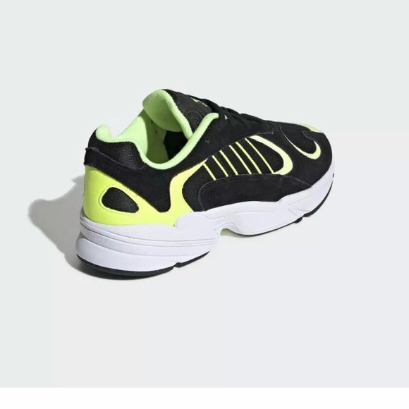 Adidas Yung 1 Black Neon Yellow Mens shoes - Picture 6 of 7
